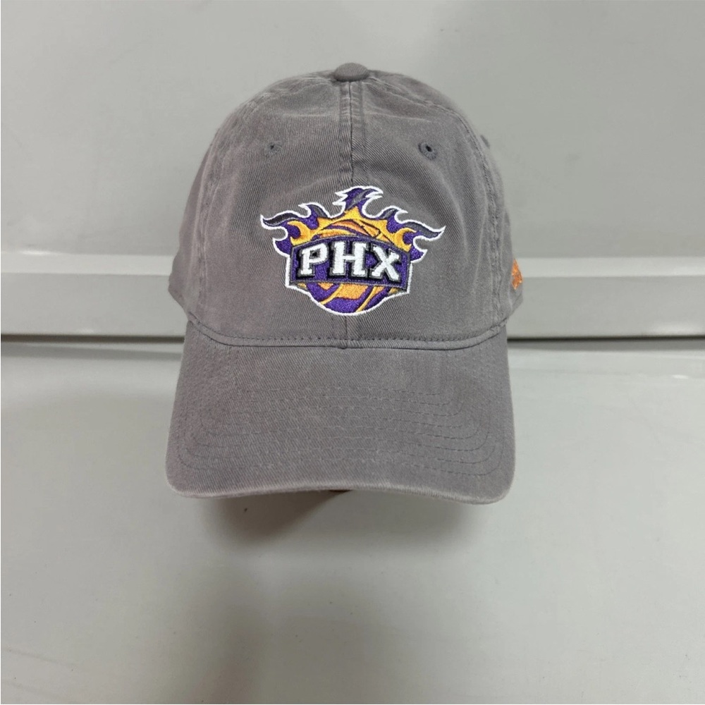 Adidas Phoenix Suns NBA Basketball Fitted Stretch Gray Hat OSFM Embroidered